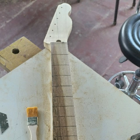 Fotografía guitarra modelo Custom Teleca de ED Guitars